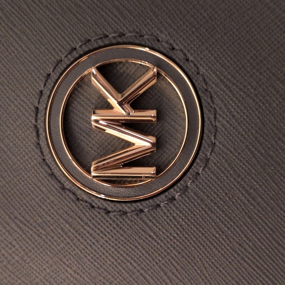 Michael Kors Grey and Gold Emblem Accent - Picture 1 of 10